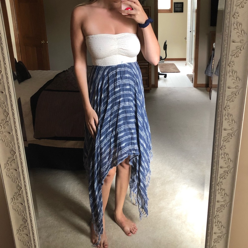 Strapless Billabong Boho Beachy Dress